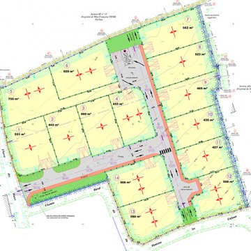 Terrain à bâtir à Teurthéville-Hague : 55500 € 